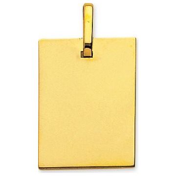 Plaque or375 jaune