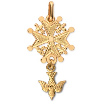 Croix Protestante Or