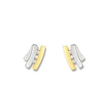 Boucles D'oreille Puces Or Diamant