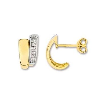 Puces Or 750 Millièmes Diamant