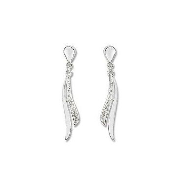 Boucles D'oreille Fantaisies Or 750 Millièmes Diamant