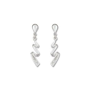 Boucles D'oreilles Pendantes Diamant 0,008 G. Or750