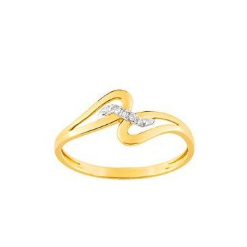 Bague Diamant Bicolore