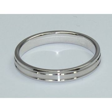 Alliance Fantaisie Or Blanc