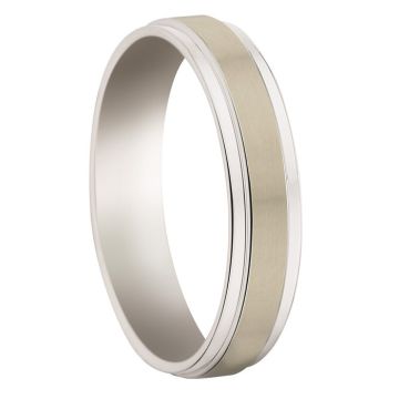 Alliance Fantaisie Or Blanc