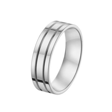 Alliance Fantaisie Or Blanc