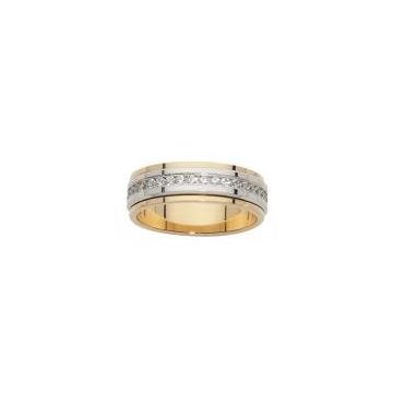 Alliance Bicolore Diamant 0.64 Ct