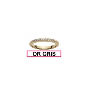 Alliance Or Blanc Diamant 0.2 Ct