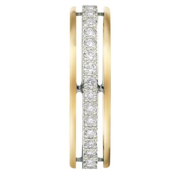 Alliance Bicolore Diamant 0.66 Ct