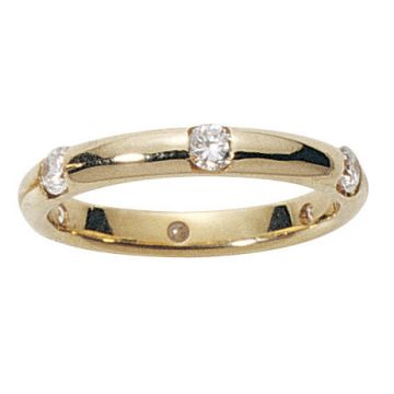 Alliance Or Jaune Diamant 0.42 Ct