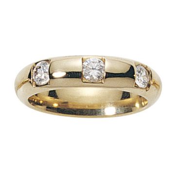 Alliance Or Jaune Diamant 0.44 Ct