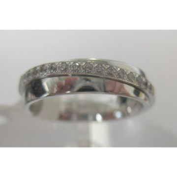 Alliance Or Blanc Diamant 0.25 Ct