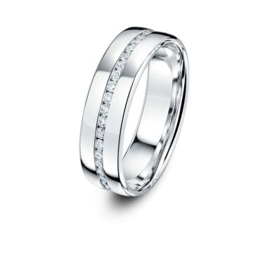 Alliance Tour Diamant Or Blanc
