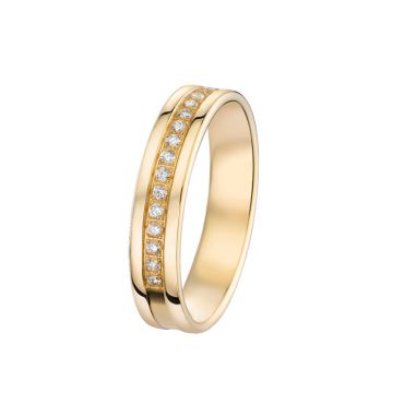 Alliance Or Jaune Diamant 0.16 Ct