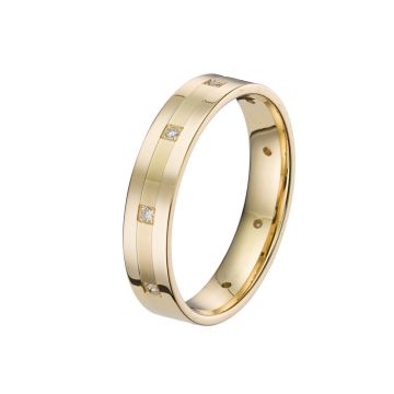 Alliance Or Jaune Diamant 0.07 Ct