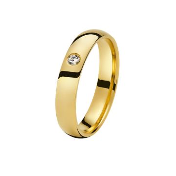 Alliance Jonc Et Ruban Or Jaune