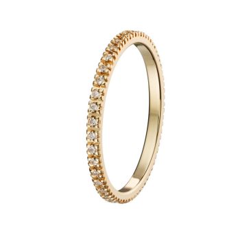 Alliance Or Rose Diamant 0.2 Ct