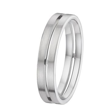 Alliance Fantaisie Or Blanc