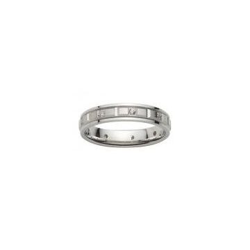 Alliance Or Blanc Diamant 0.15 Ct