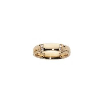 Alliance Or Jaune Diamant 0.36 Ct
