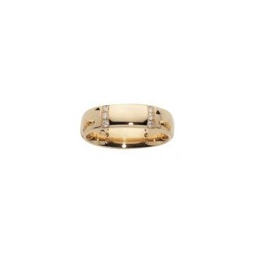 Alliance Or Blanc Diamant 0.3 Ct