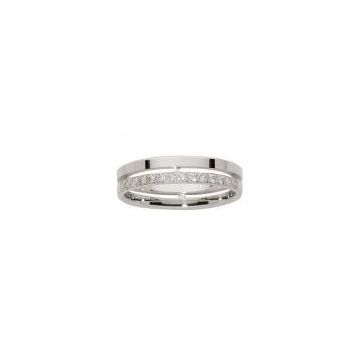 Alliance Or Blanc Diamant 0.23 Ct