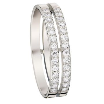 Alliance Or Blanc Diamant 0.47 Ct