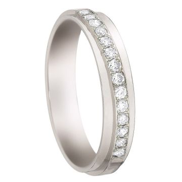 Alliance Or Blanc Diamant 0.23 Ct