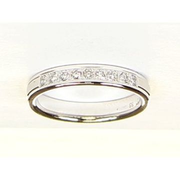 Alliance Or Blanc Diamant 0.27 Ct