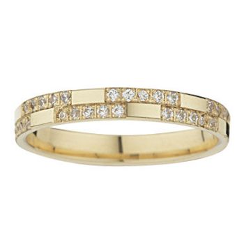 Alliance Or Jaune Diamant 0.48 Ct