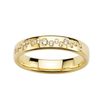 Alliance Or Jaune Diamant 0.19 Ct