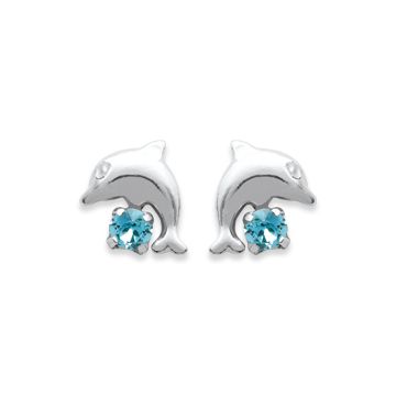 Boucles D'oreilles Argent 925 Cristal