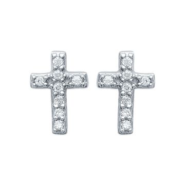 Boucles D'oreilles Argent 925 Rhodié Oxyde De Zirconium Microserti