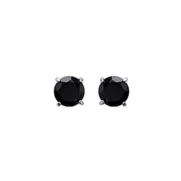 Boucles D'oreilles Argent 925 Rhodié Oxyde De Zirconium