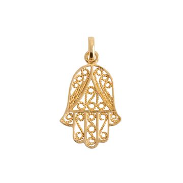 Pendentif Plaqué Or 750 3 Microns