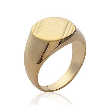 Bague Plaqué Or 750 3 Microns