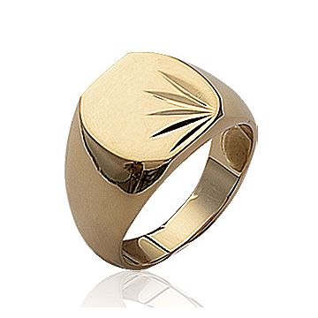 Bague Plaqué Or 750 3 Microns