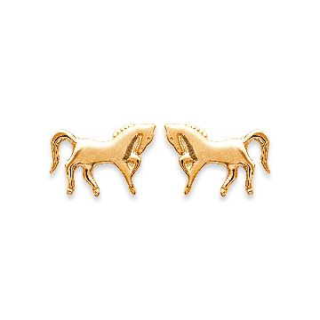 Boucles D'oreilles Plaqué Or 750 3 Microns