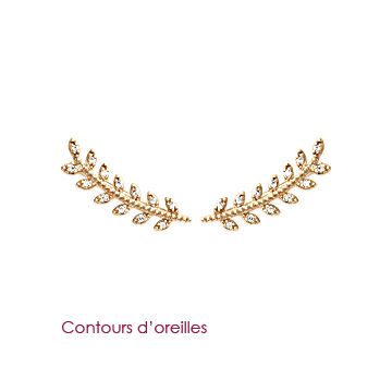 Boucles D'oreilles Plaqué Or 750 3 Microns Oxyde De Zirconium