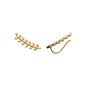 Boucles D'oreilles Plaqué Or 750 3 Microns