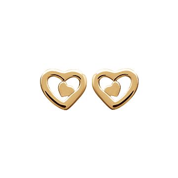 Boucles D'oreilles Plaqué Or 750 3 Microns