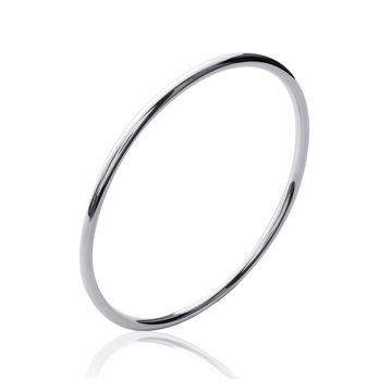 Jonc Argent 925 Rhodié