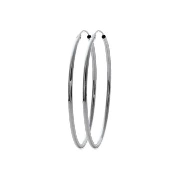 Créoles Argent 925 Rhodié
