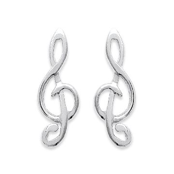 Boucles D'oreilles Argent 925 Rhodié