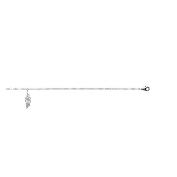 Chaine Cheville Argent 925 Rhodié