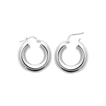 Créoles Argent 925 Rhodié