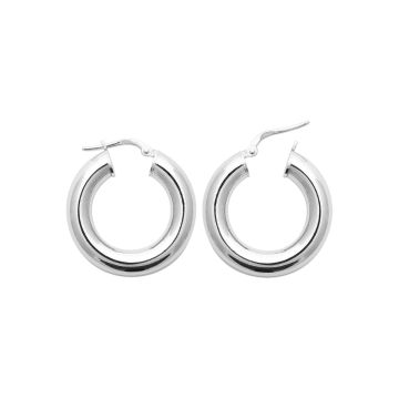 Créoles Argent 925 Rhodié