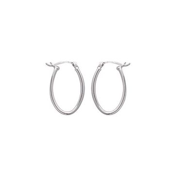 Créoles Argent 925 Rhodié