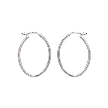 Créoles Argent 925 Rhodié