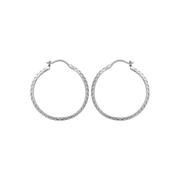 Créole Argent 925 Rhodié